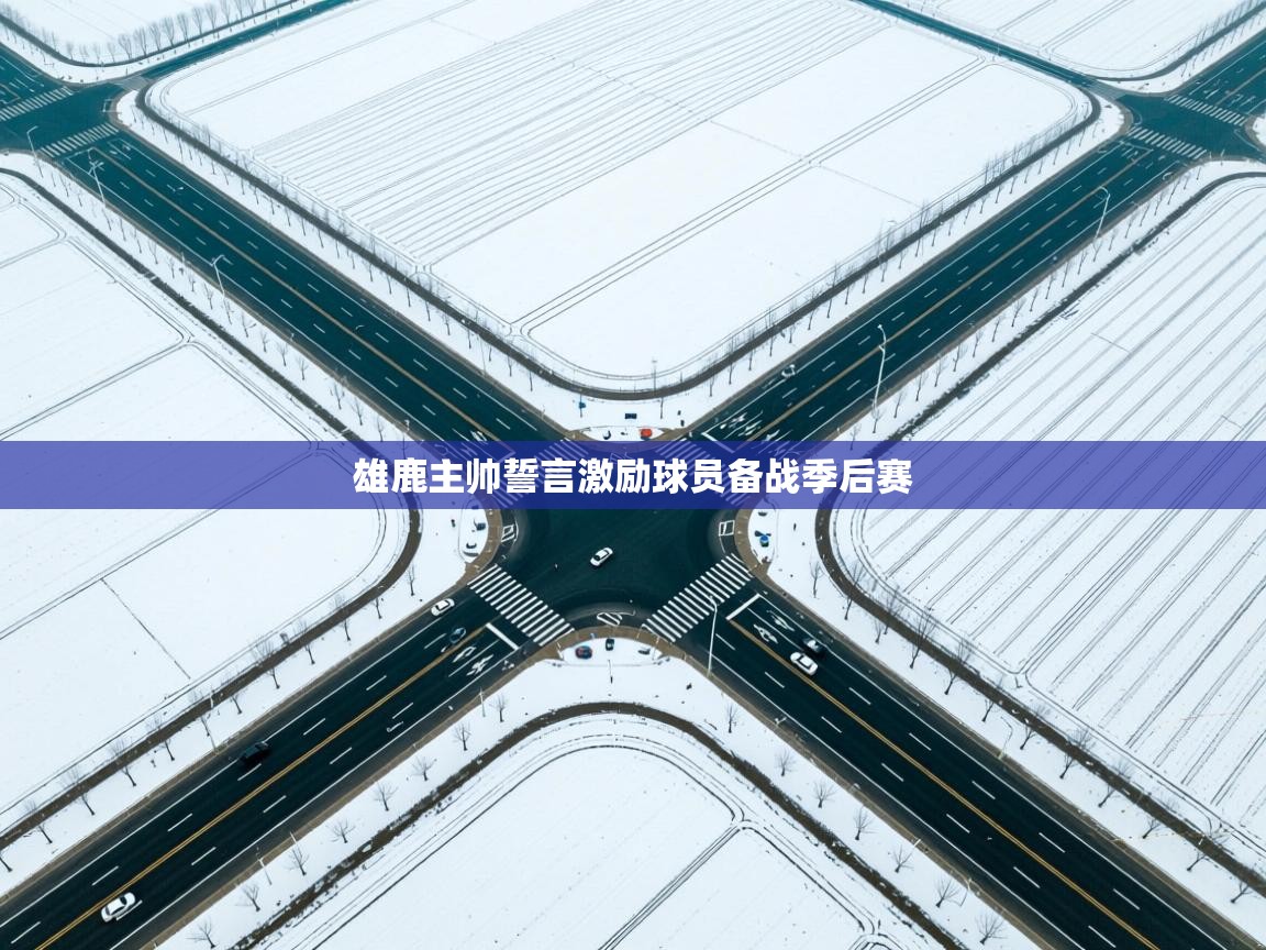 雄鹿主帅誓言激励球员备战季后赛